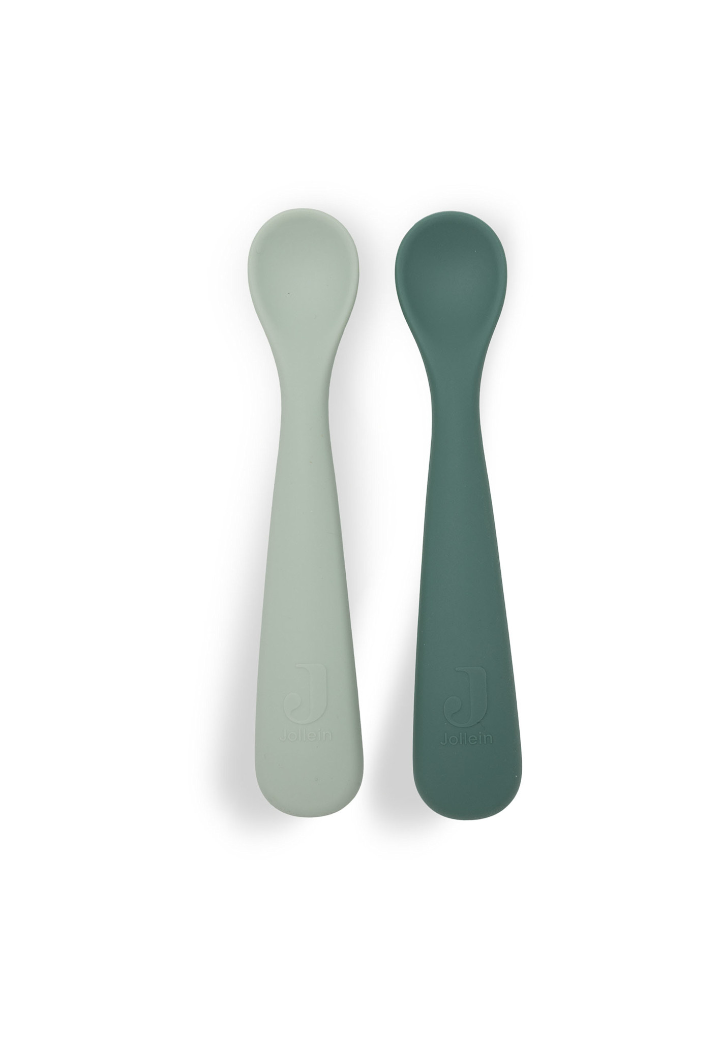 Jollein Siliconen Lepeltje Jade Shades (2-pack)