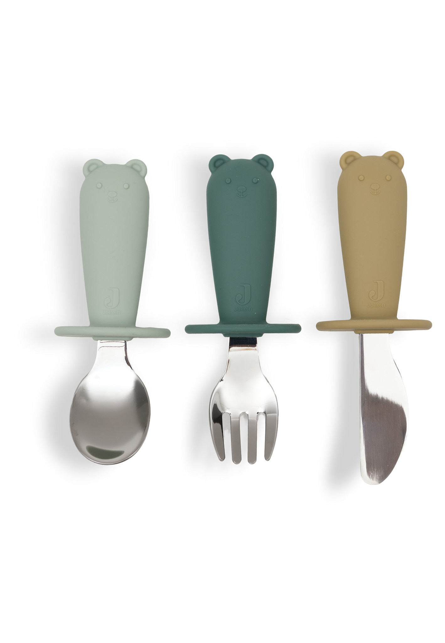 Jollein Bestekset Siliconen Jade Shades