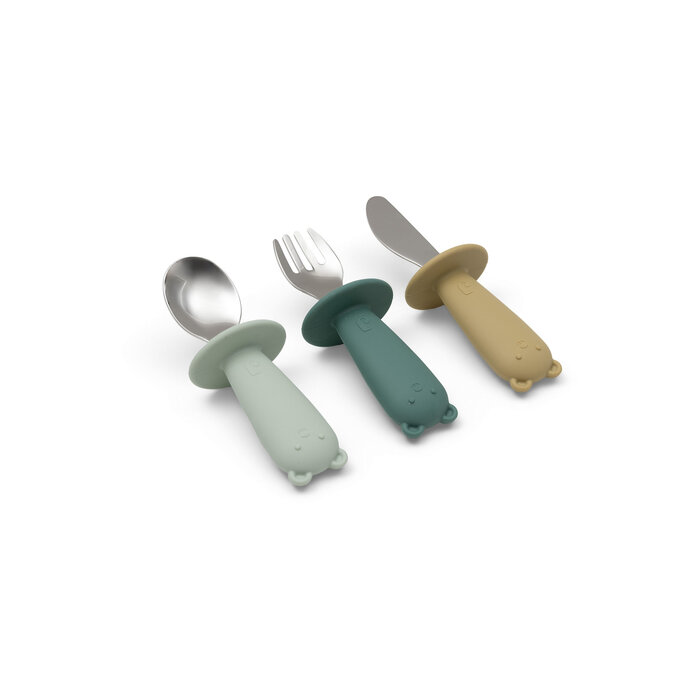 Jollein Bestekset Siliconen Jade Shades