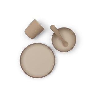 Jollein Kinderserviesset Siliconen Natural Shades