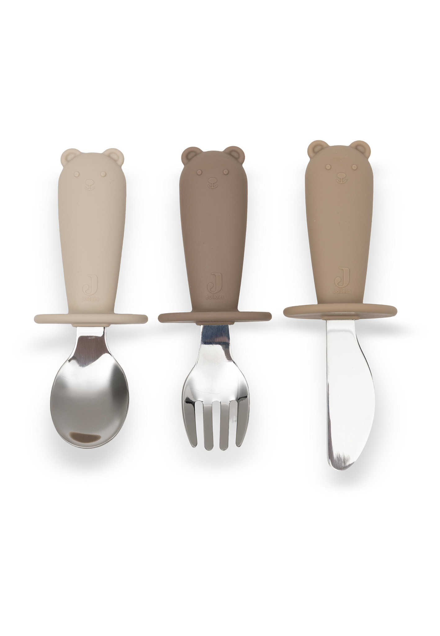 Jollein Bestekset Siliconen Natural Shades