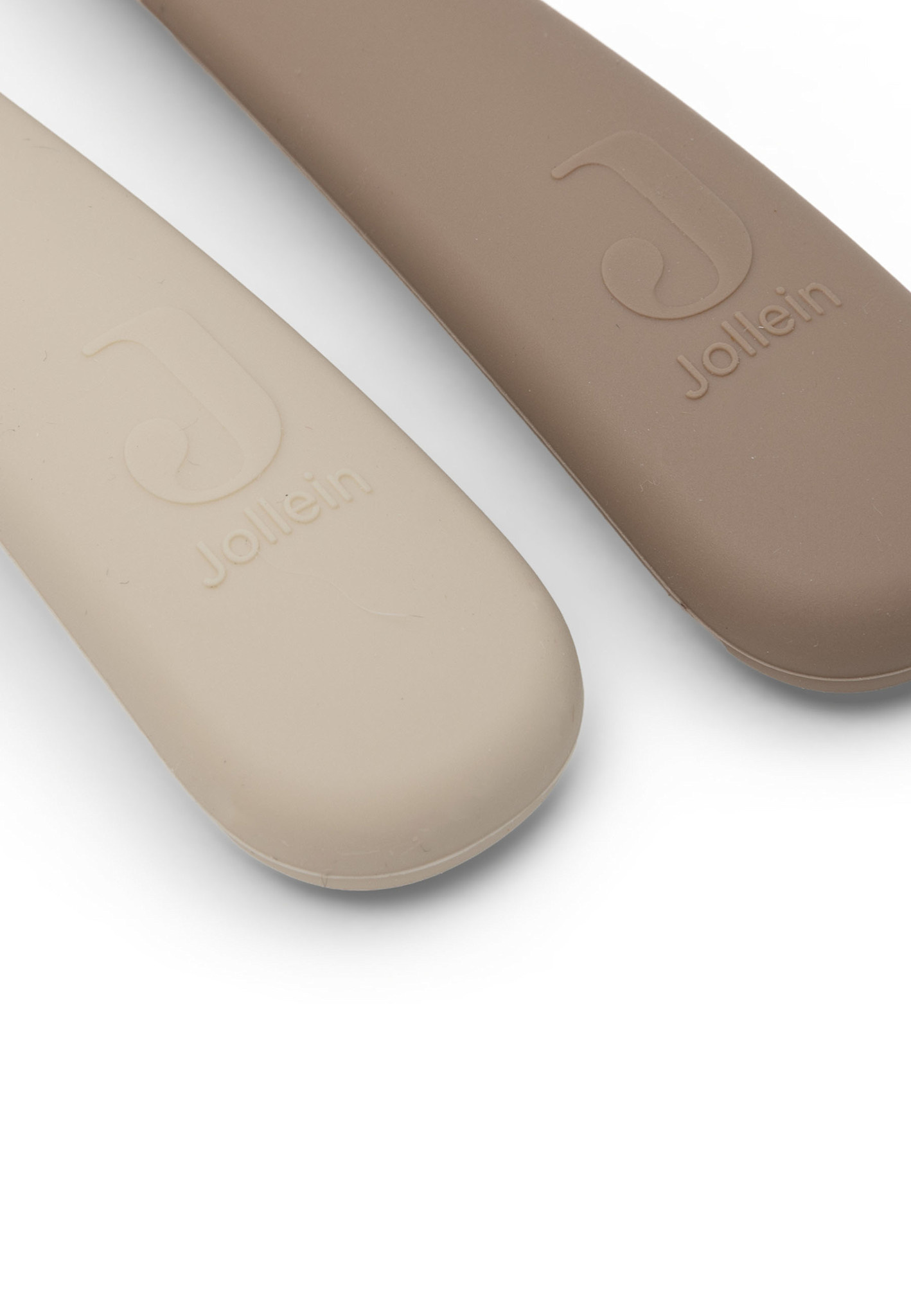 Jollein Siliconen Lepeltje Natural Shades (2-pack)