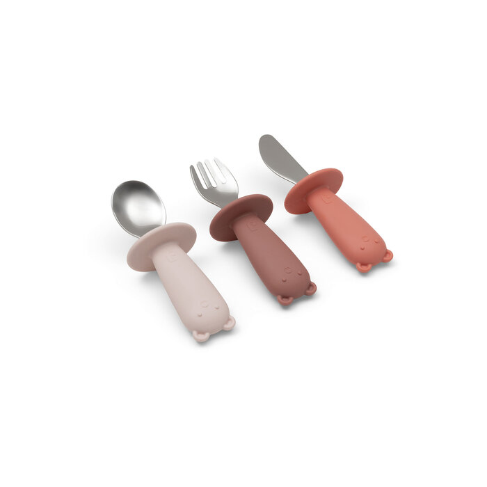 Jollein Bestekset Siliconen Blush Shades