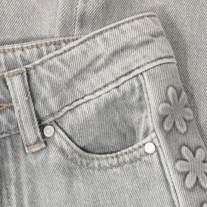Daily7 Denim Wide Fit Embossing Light Grey 930491