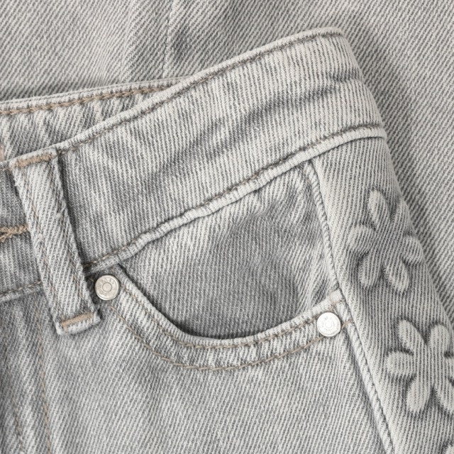 Daily7 Denim Wide Fit Embossing Light Grey 930491