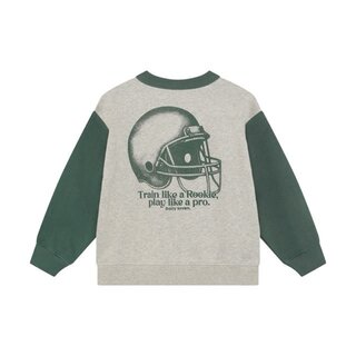 Daily7 Oversized Sweater Print Natural Melange
