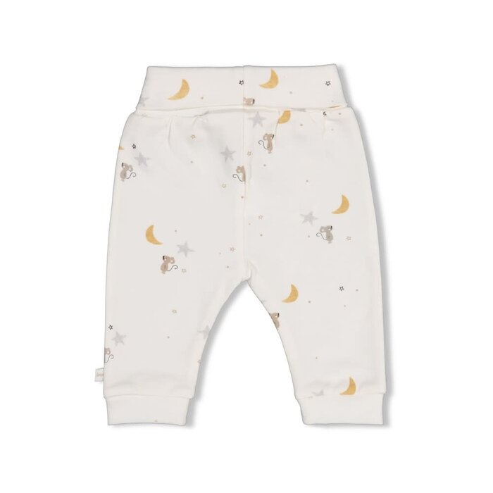 Feetje Broek AOP Offwhite - Over the Moon for You