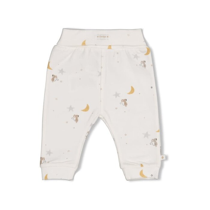 Feetje Broek AOP Offwhite - Over the Moon for You
