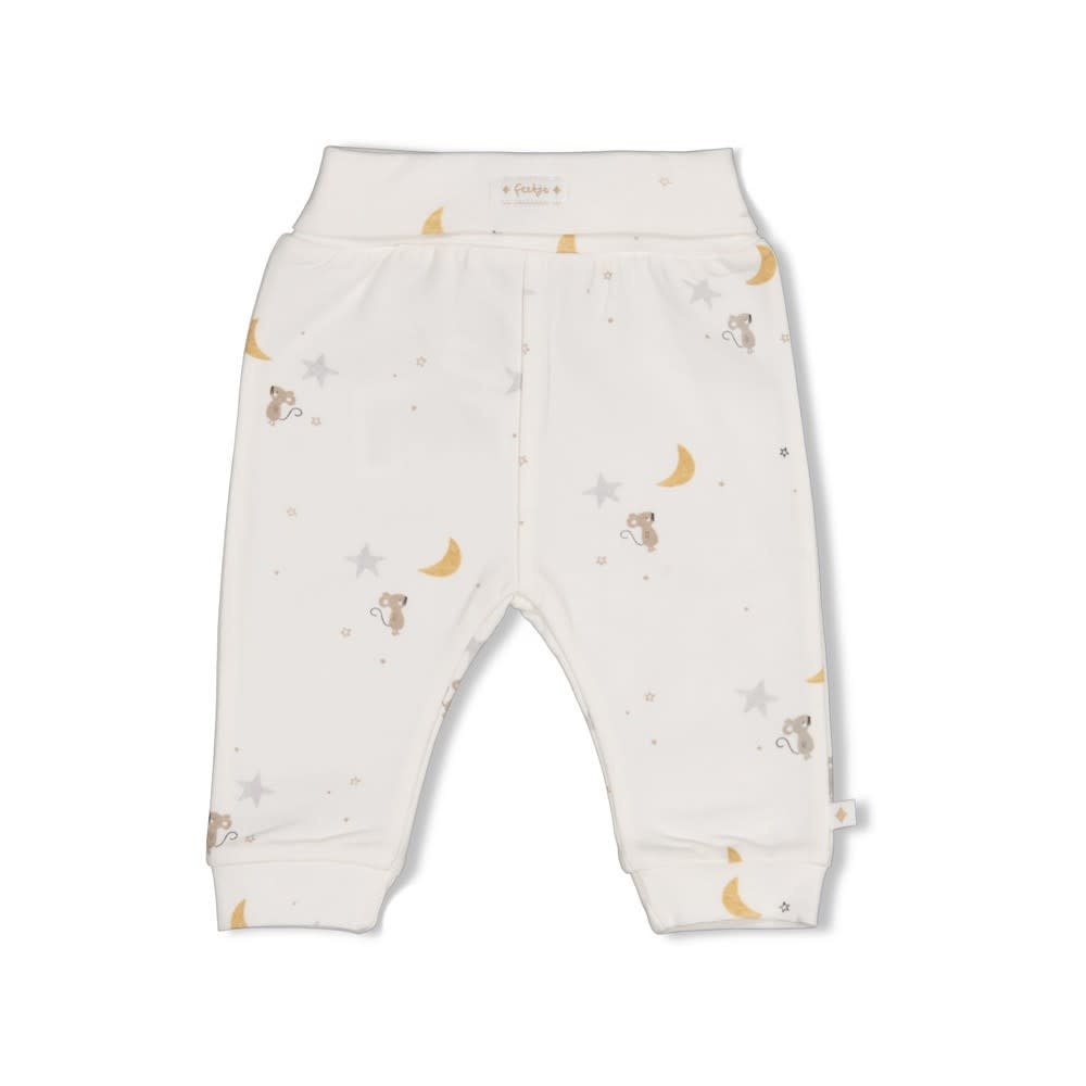 Feetje Broek AOP Offwhite - Over the Moon for You