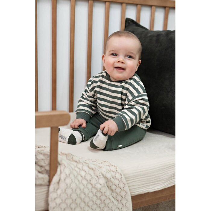 Feetje Broek Groen - Wiggle and Waddle