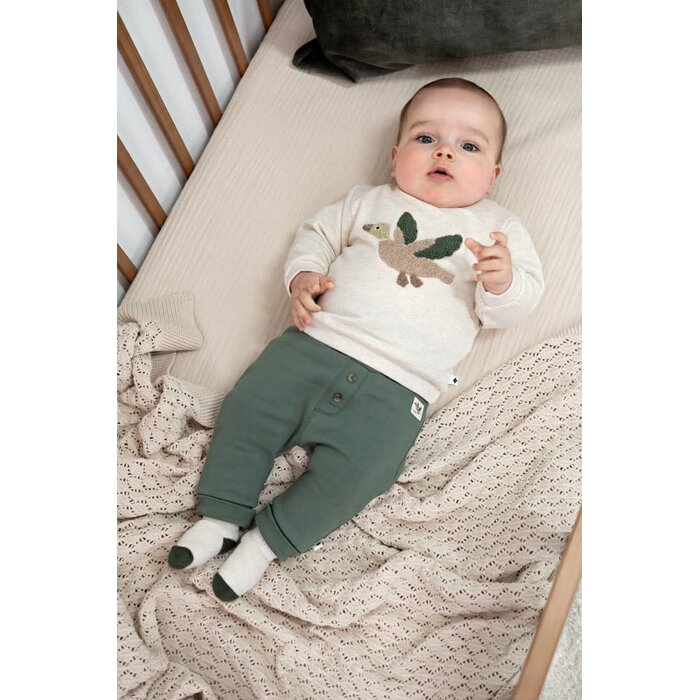 Feetje Broek Groen - Wiggle and Waddle