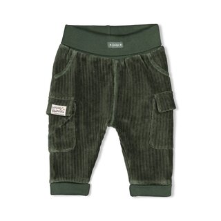 Feetje Broek velours rib Groen - Wiggle and Waddle