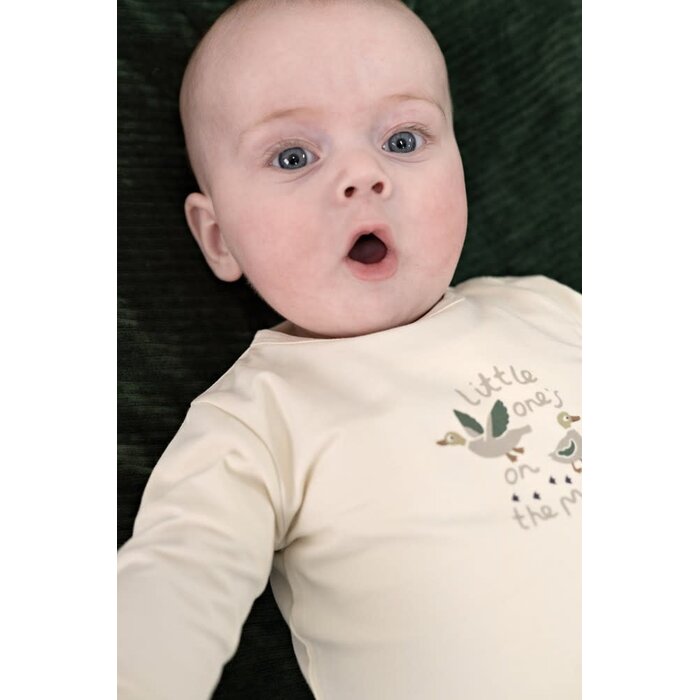 Feetje Longsleeve Offwhite - Wiggle and Waddle