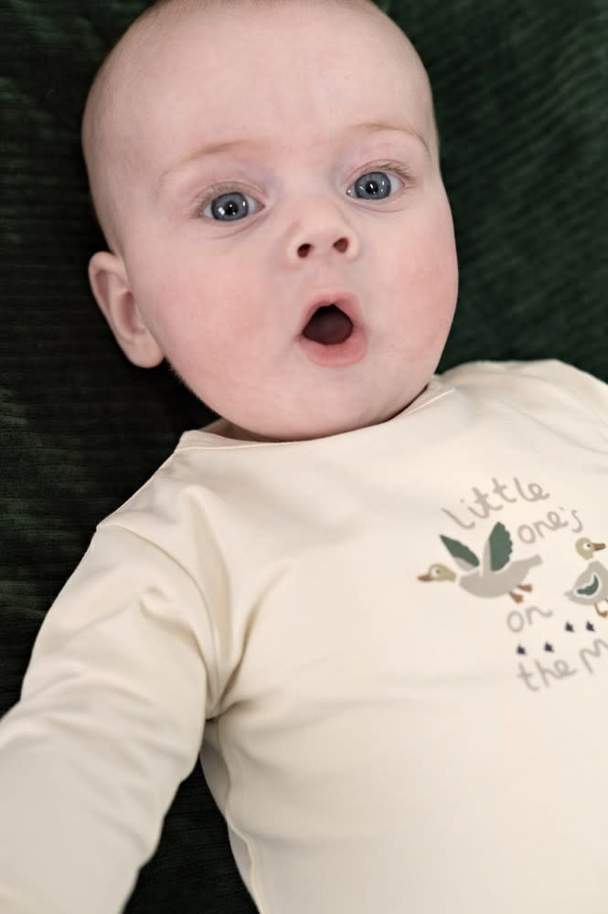 Feetje Longsleeve Offwhite - Wiggle and Waddle