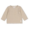 Longsleeve rib met streep Taupe - Over the Moon for You
