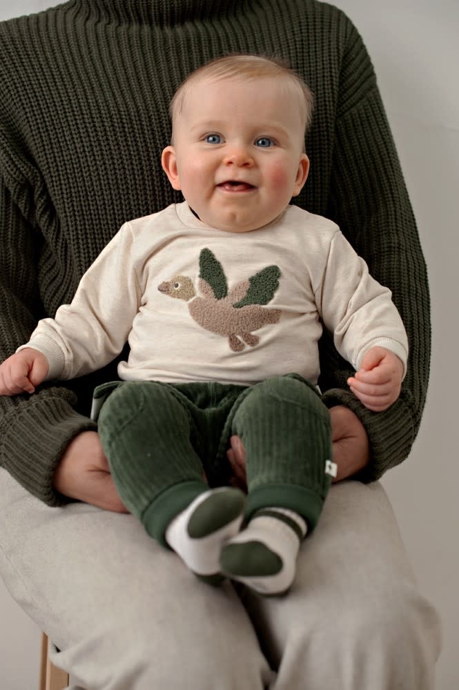 Feetje Sokken Offwhite melange - Wiggle and Waddle