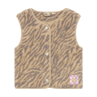 Daily7 Teddy Gilet Animal Ginger Root