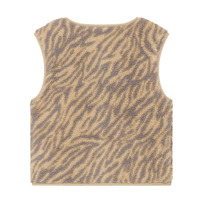 Daily7 Teddy Gilet Animal Ginger Root