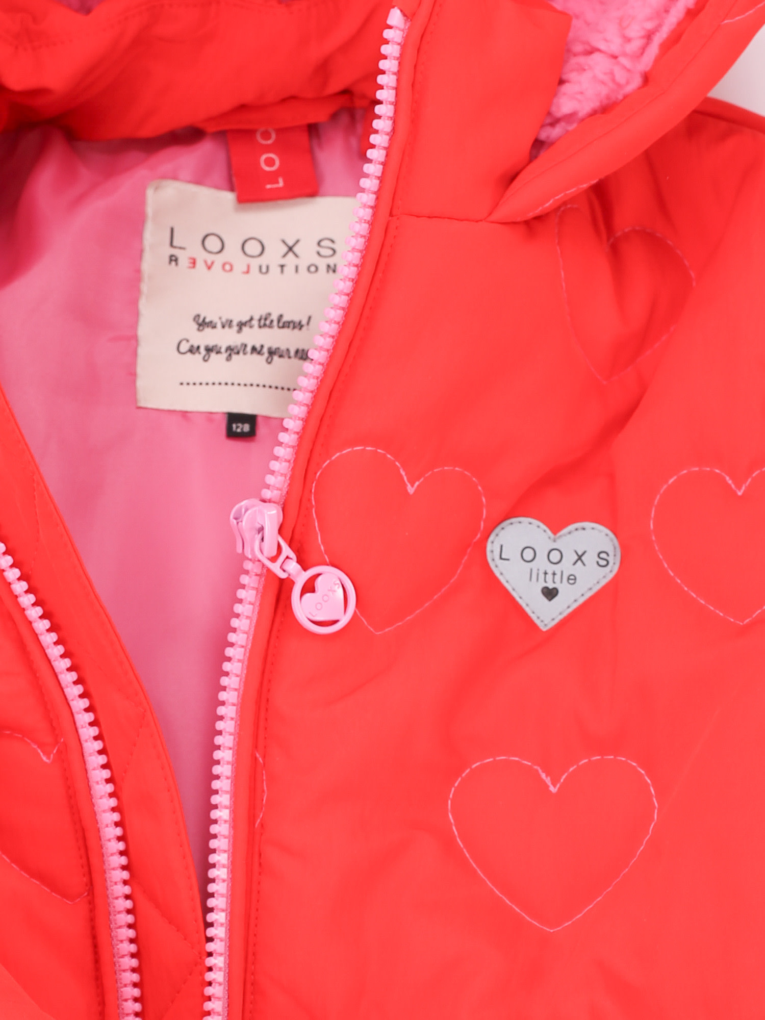 Looxs Little quilted hearts jack scarlet red