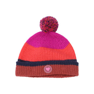 Looxs Little striped knit hat multi color