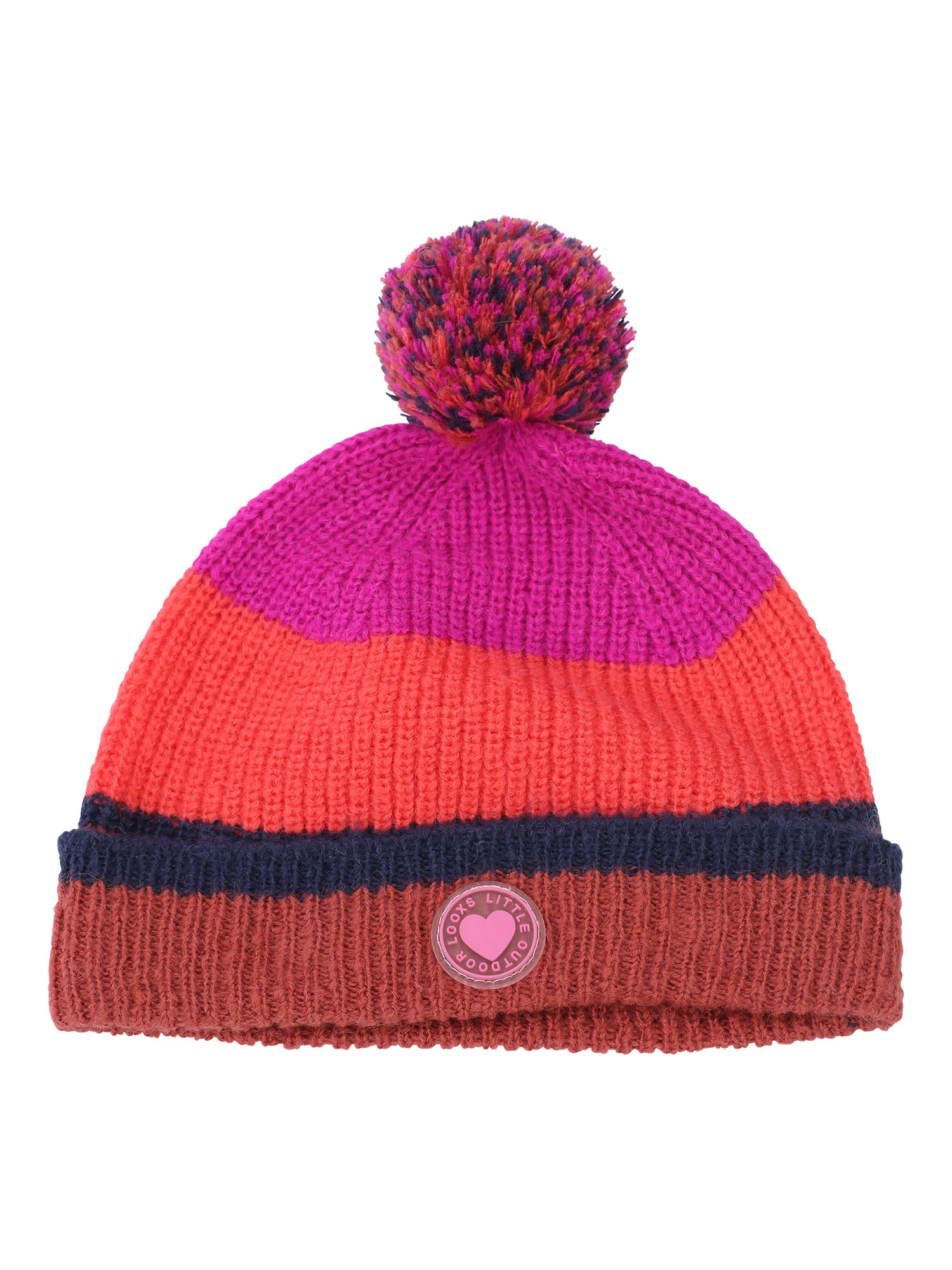 Looxs Little striped knit hat multi color
