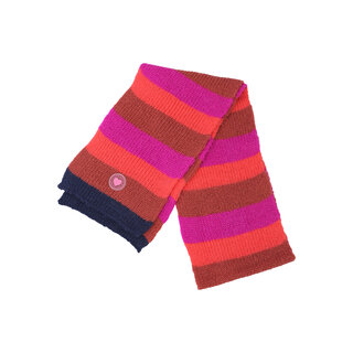 Looxs Little striped knit scarf multi color