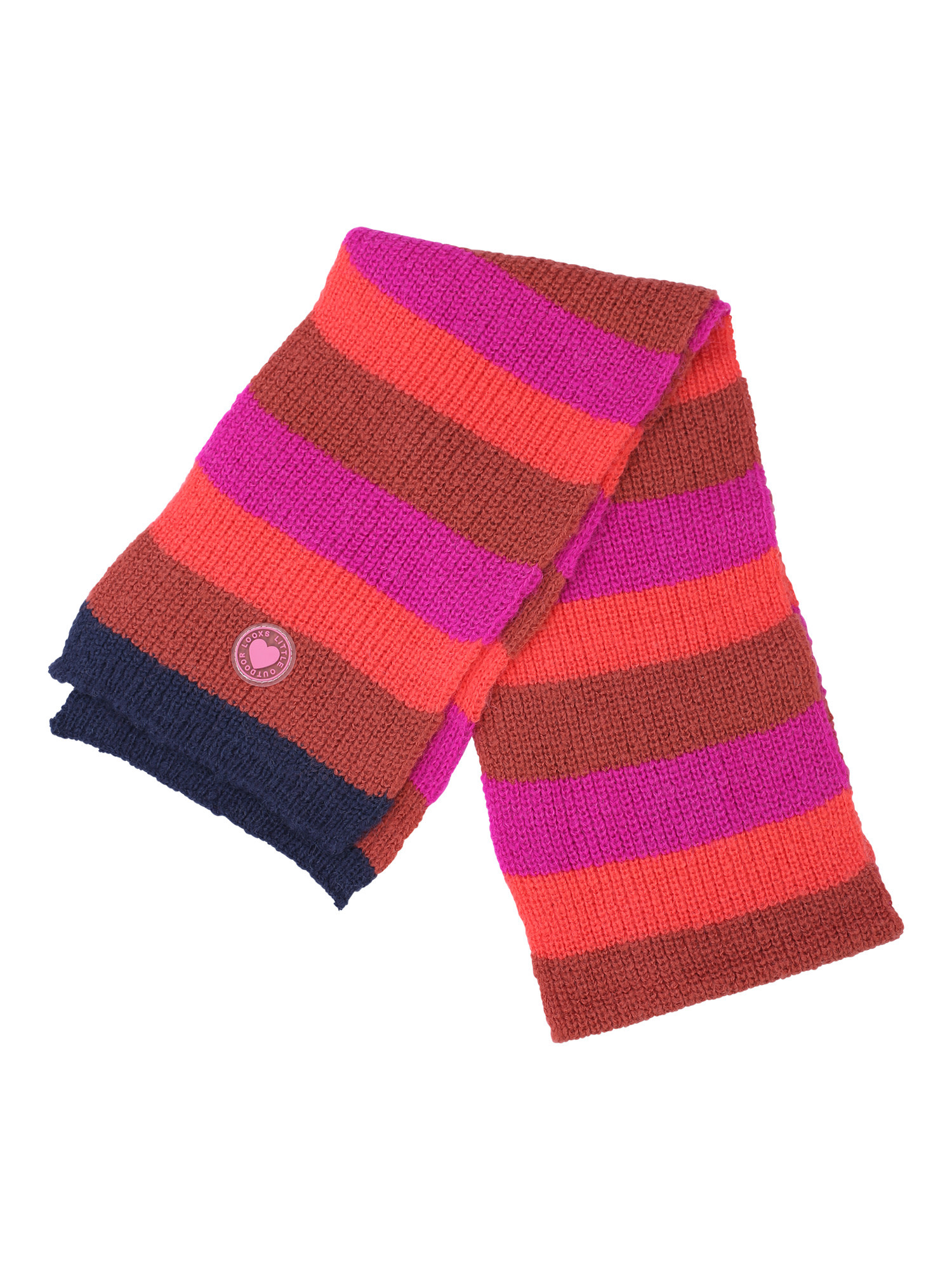 Looxs Little striped knit scarf multi color