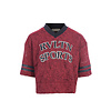 10sixteen lace Tee Ruby red