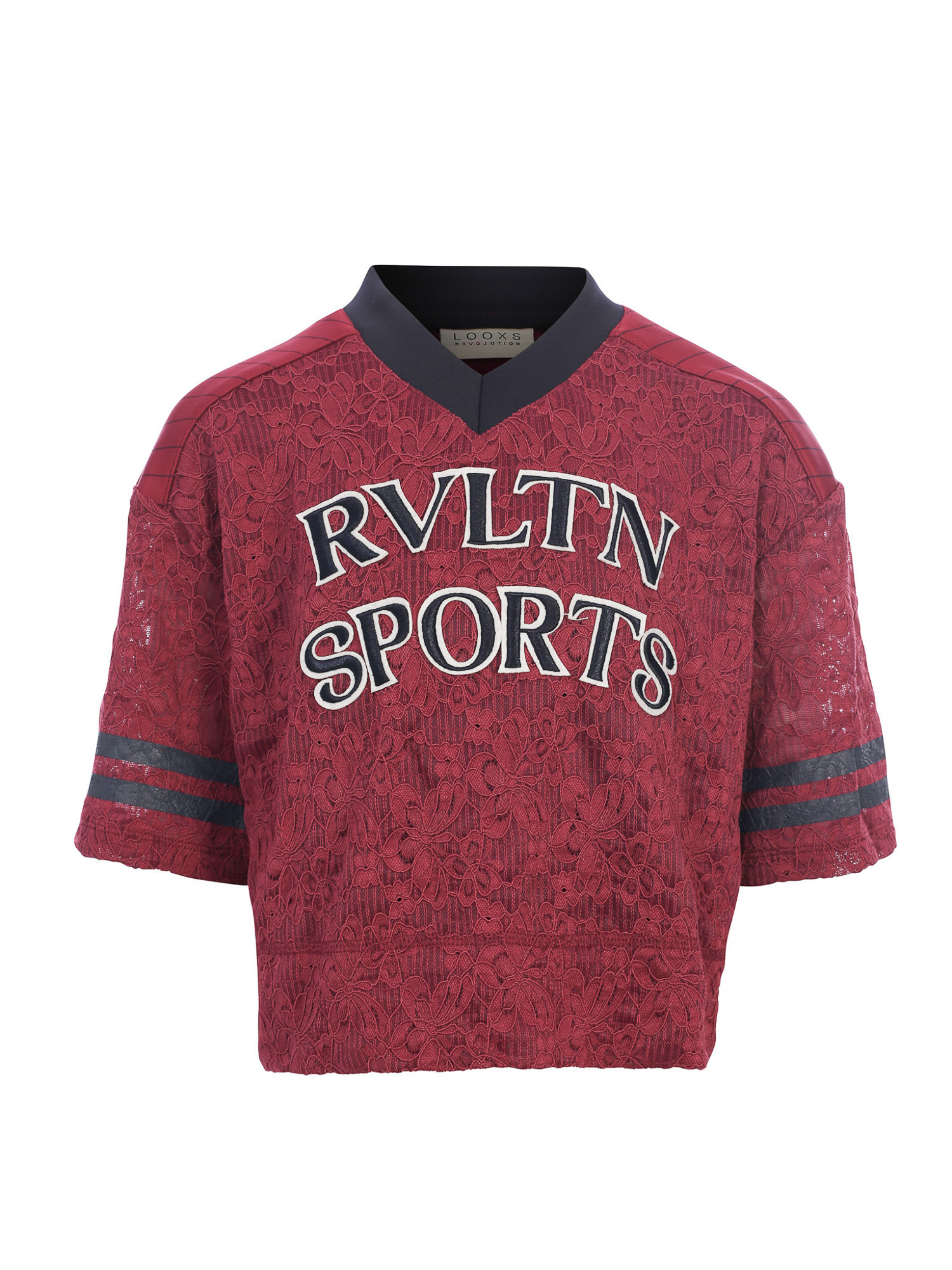 Looxs 10sixteen lace Tee Ruby red