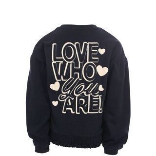 Looxs Little interlock sweater night blue