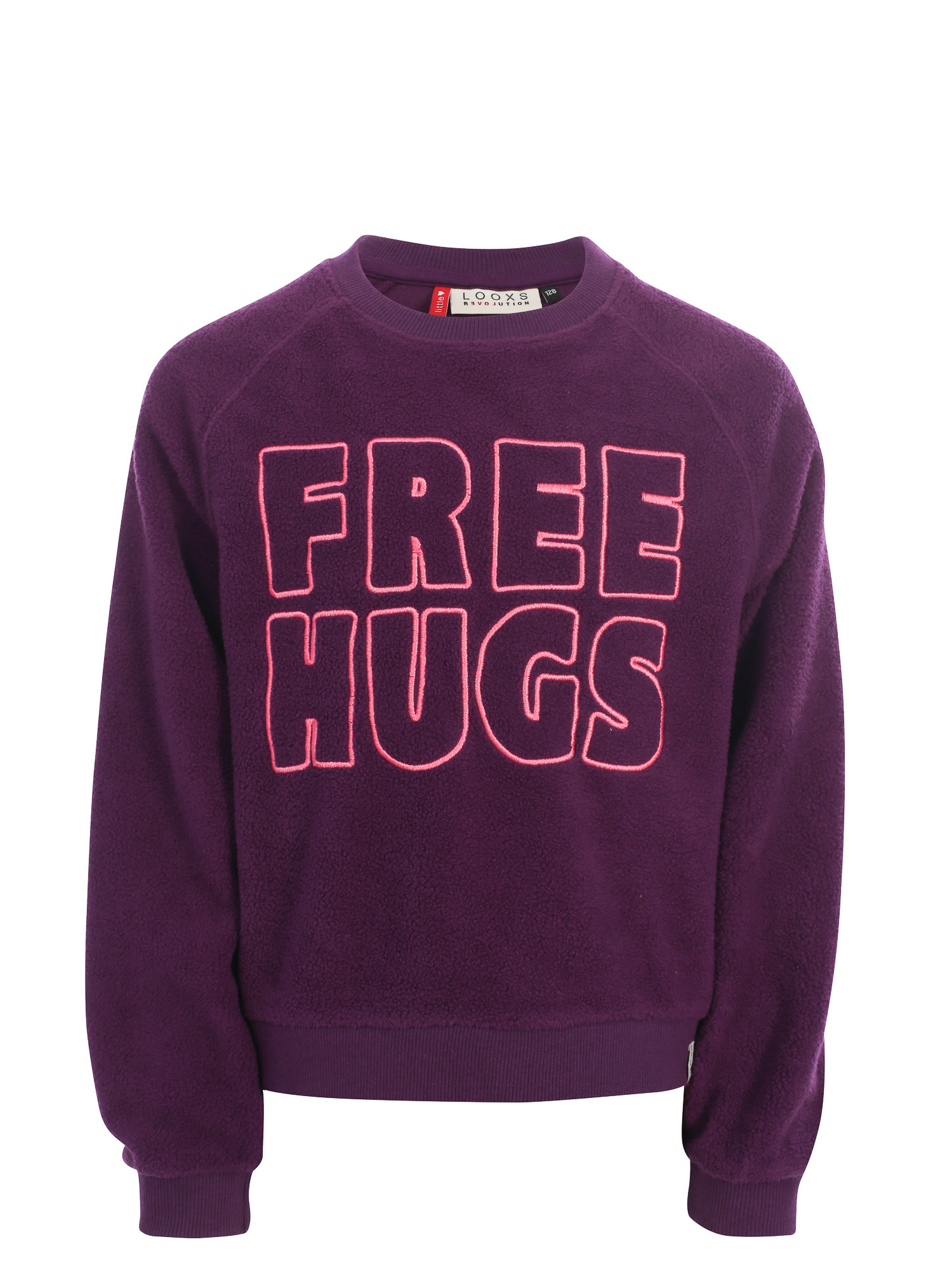 Looxs Little fleece sweater Eggplant