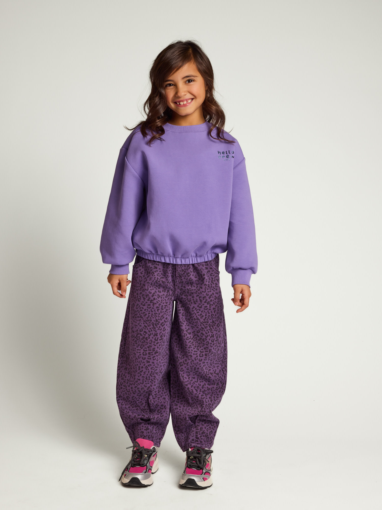 Looxs Little scuba Sweater VERBENA PURPLE