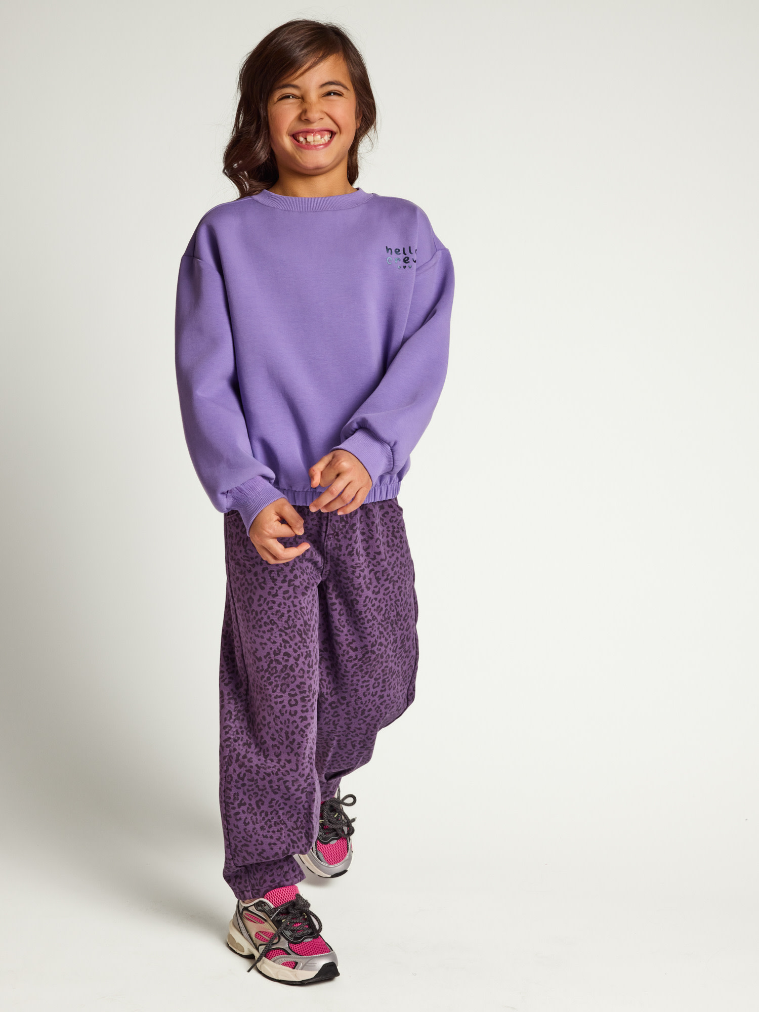 Looxs Little scuba Sweater VERBENA PURPLE