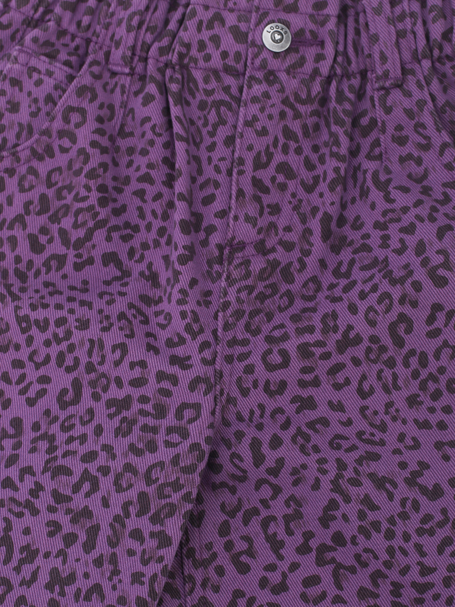 Looxs Little leopard jeans Purple leopard