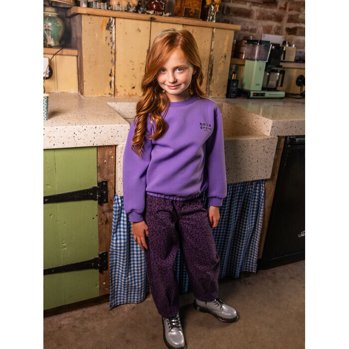 Looxs Little leopard jeans Purple leopard