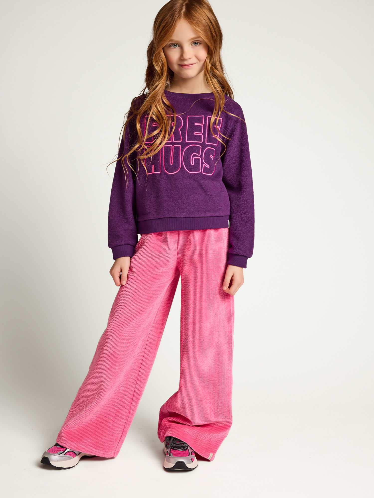 Looxs Little corduroy pants candy pink