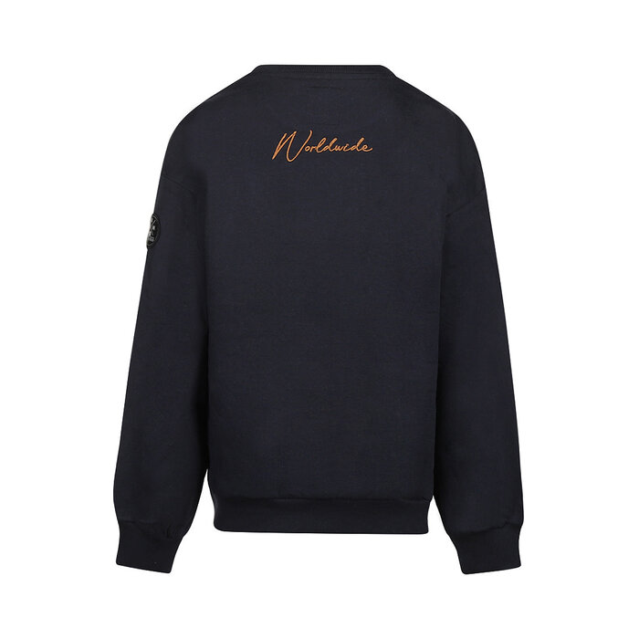 No Way Monday Sweater Navy, loose fit