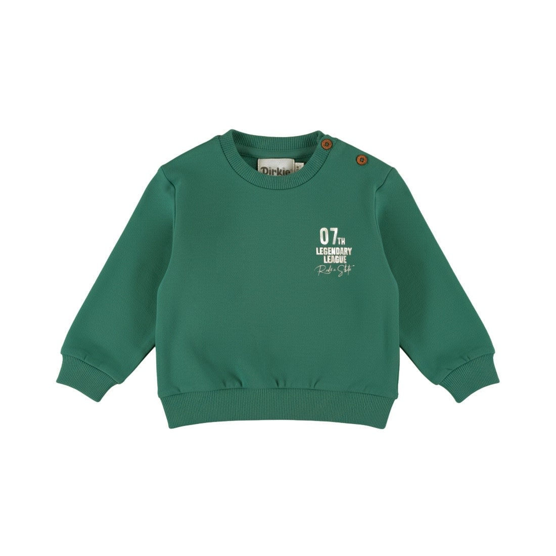 Dirkje Sweater Green, loose fit