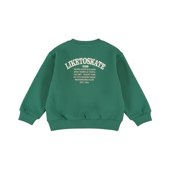 Dirkje Sweater Green, loose fit