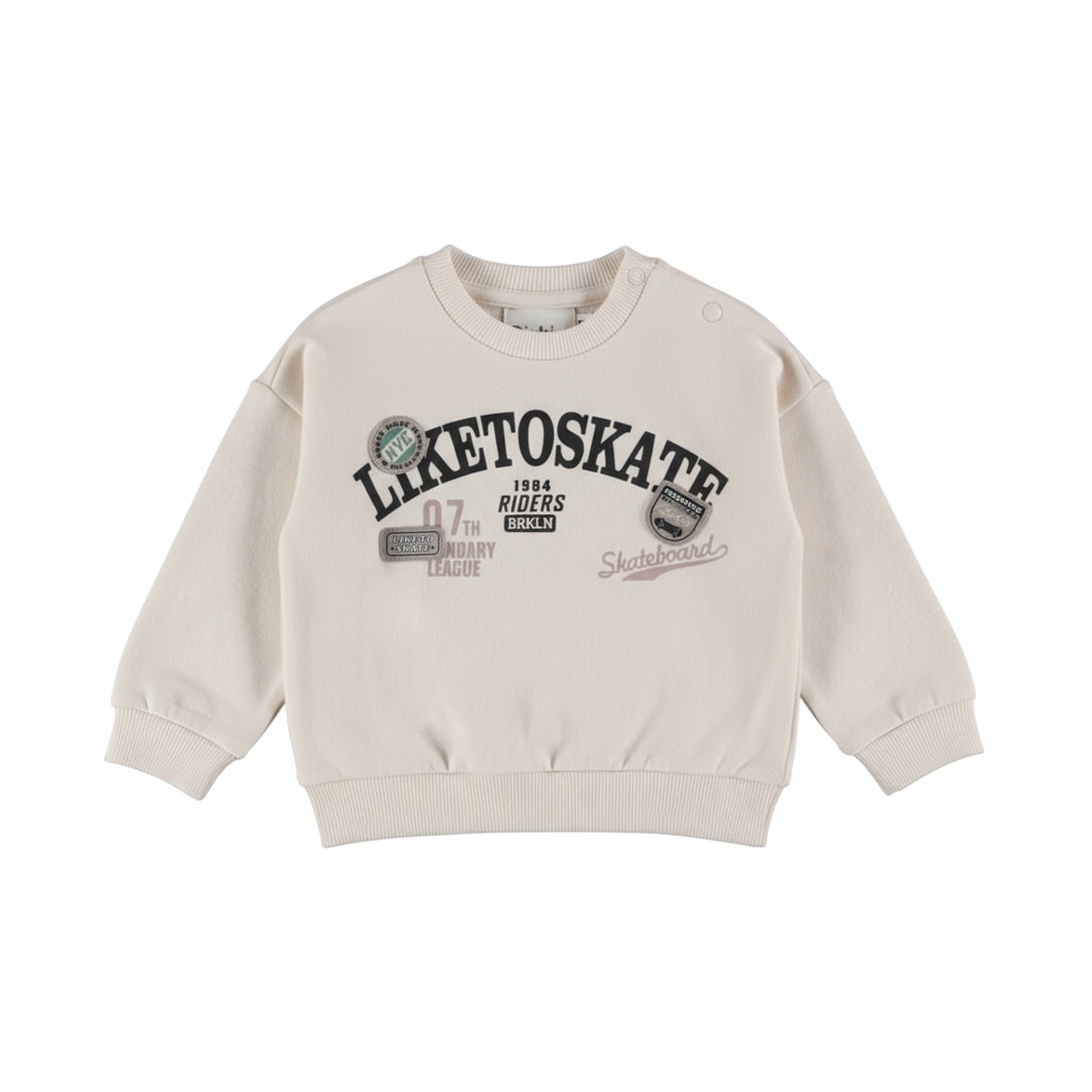 Dirkje Sweater, loose fit Whisper White