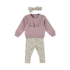 3 pc set, Sweater, Leggings, Headband Elderberry