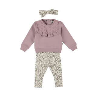 Dirkje 3 pc set, Sweater, Leggings, Headband Elderberry