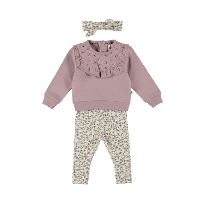 Dirkje 3 pc set, Sweater, Leggings, Headband Elderberry