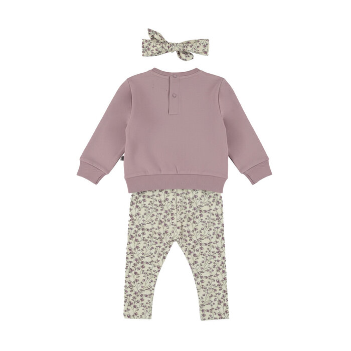 Dirkje 3 pc set, Sweater, Leggings, Headband Elderberry