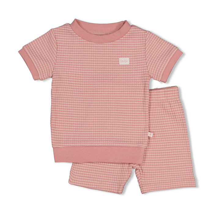 Feetje Shortama wafel - Summer Special Mauve