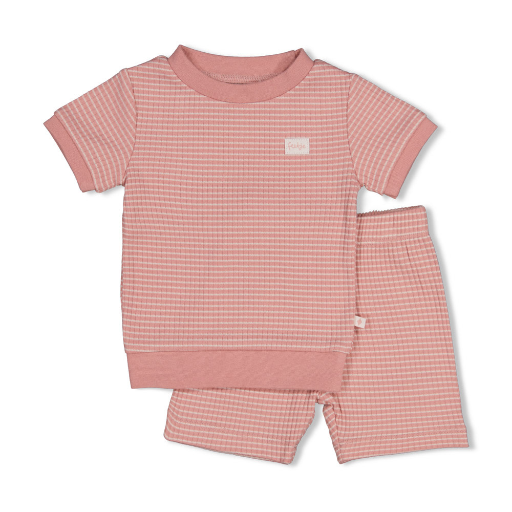 Feetje Shortama wafel - Summer Special Mauve