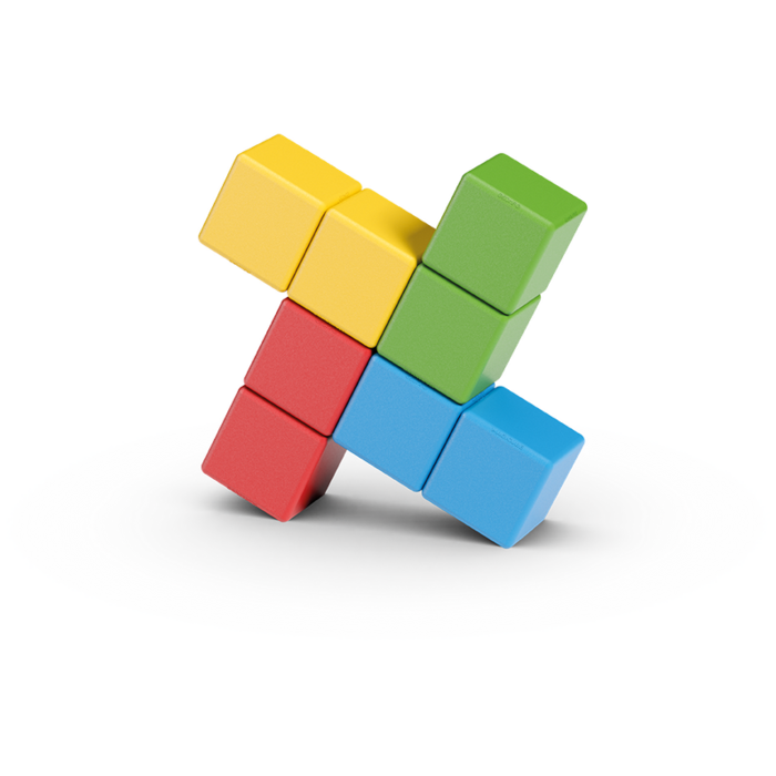 Geomag Magicube Recycled Creative Set 8-delig | Magnetisch speelgoed | 1-5 jaar