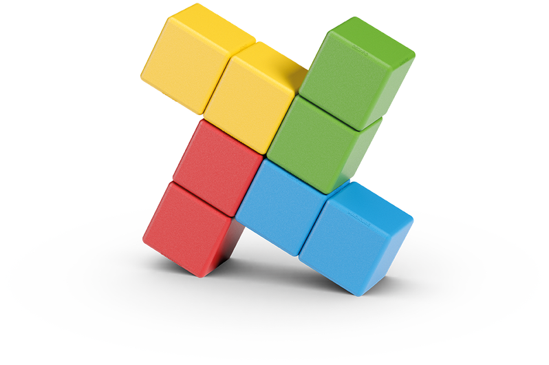 Geomag Magicube Recycled Creative Set 8-delig | Magnetisch speelgoed | 1-5 jaar