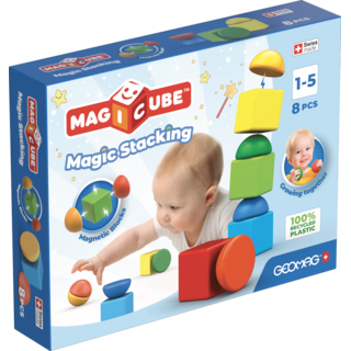 Geomag Magicube Blocks Recycled Stacking 8 pcs