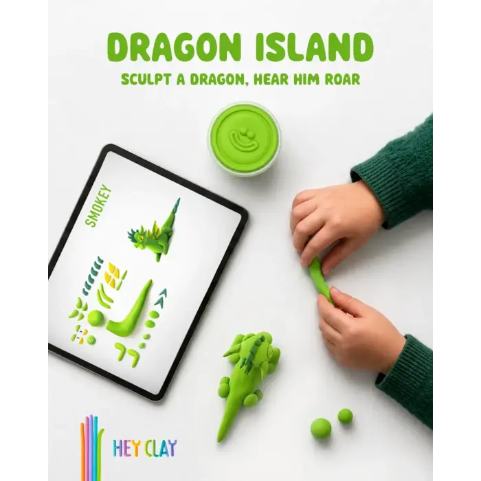 Hey Clay HeyClay - Smokey - Dragon Island